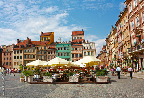 Old town of Warsaw, Poland