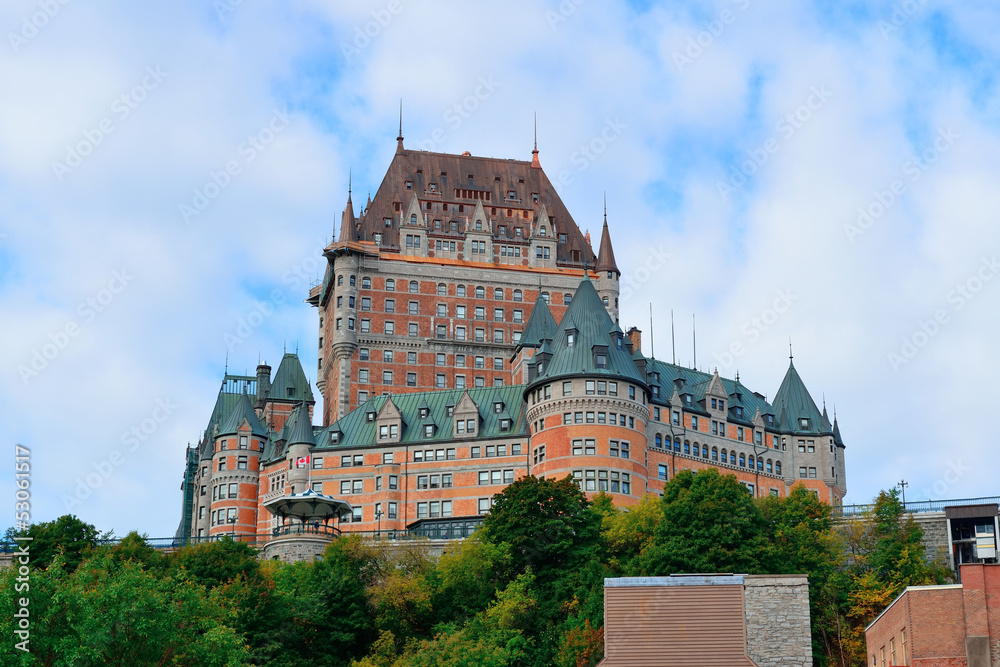 Chateau Frontenac in the day Chateau Frontenac in the day