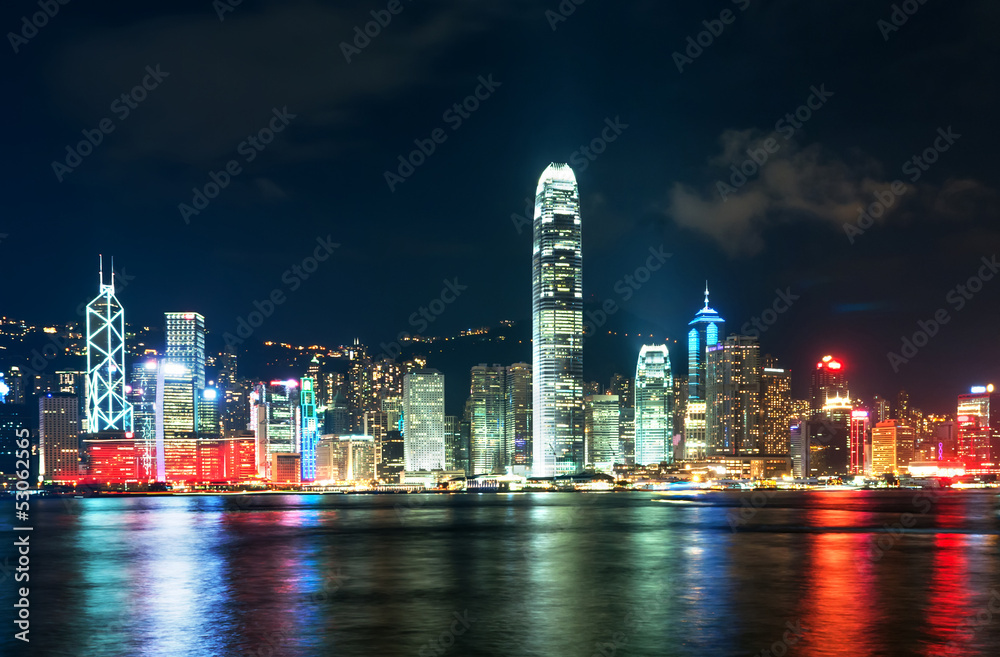 Fototapeta premium Hong Kong at night