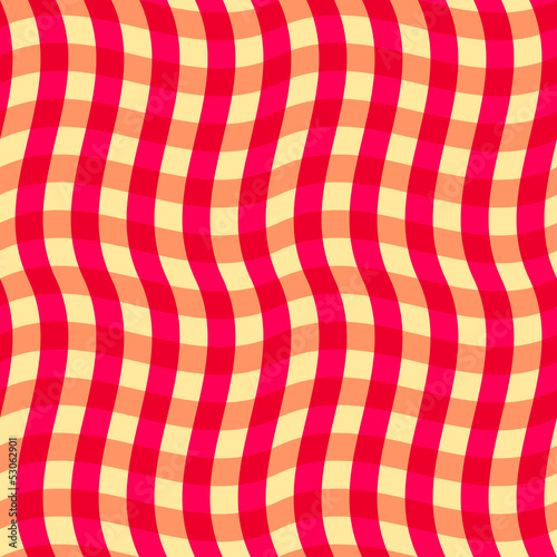 Wavy red stripes