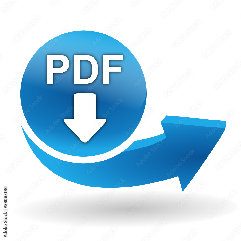 pdf téléchargement sur bouton web bleu
