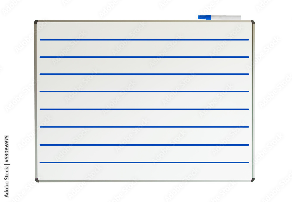 Whiteboard with lines drawn on it Whiteboard with lines drawn on it