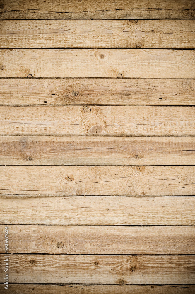 Fototapeta premium Wood plank brown texture background