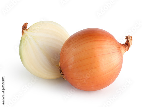 Wallpaper Mural Onions isolated with clipping path Torontodigital.ca