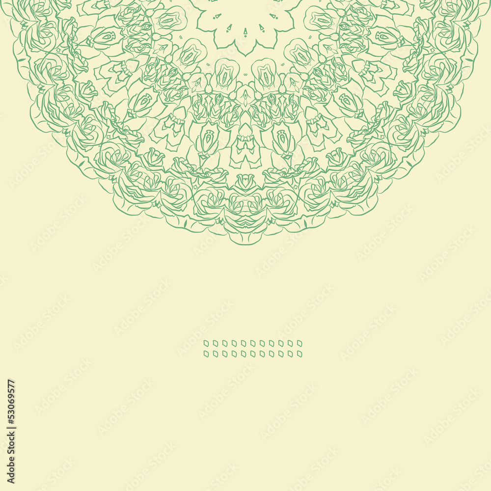 Vector Round Decorative Design Element Vector Round Decorative Design Element