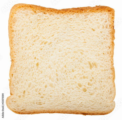 Foto Piece of toast bread slice