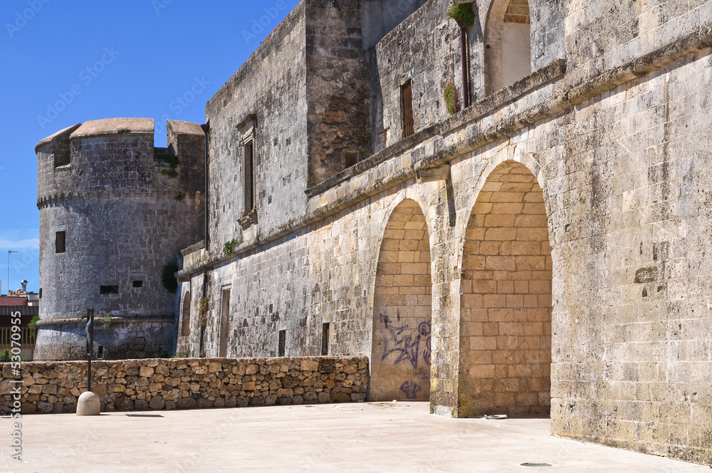 Castle of Andrano. Puglia. Italy.