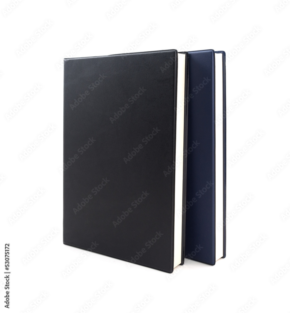 black book isolated on white background black book isolated on white background
