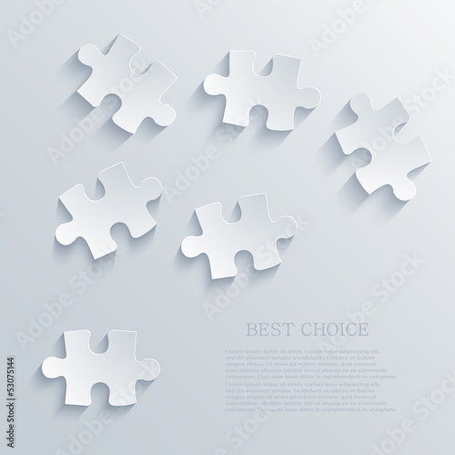 Vector puzzle background. Eps10