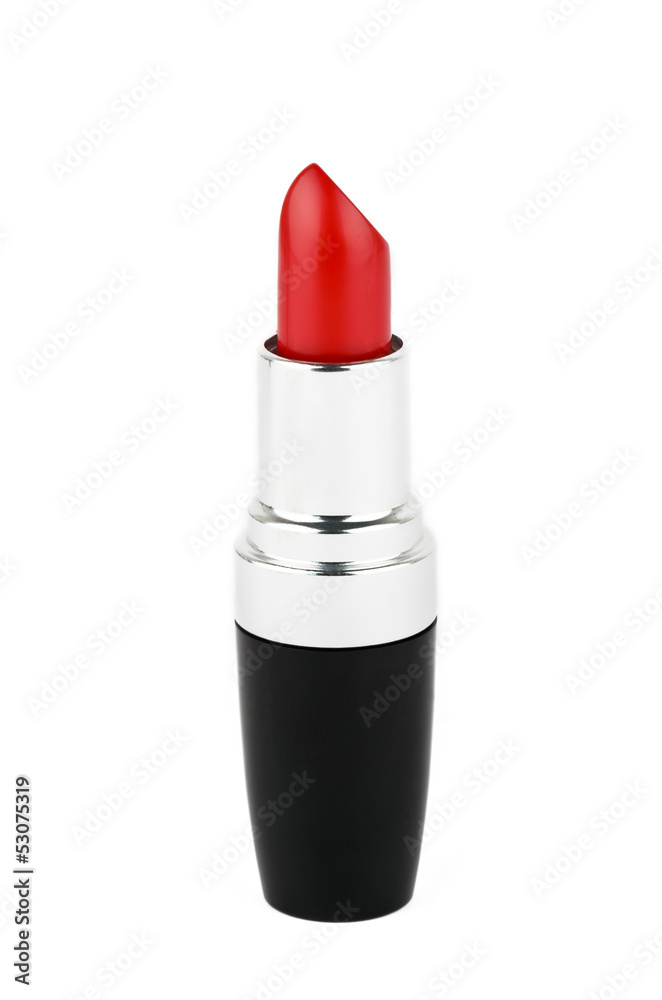 Red lipstick in black case Red lipstick in black case