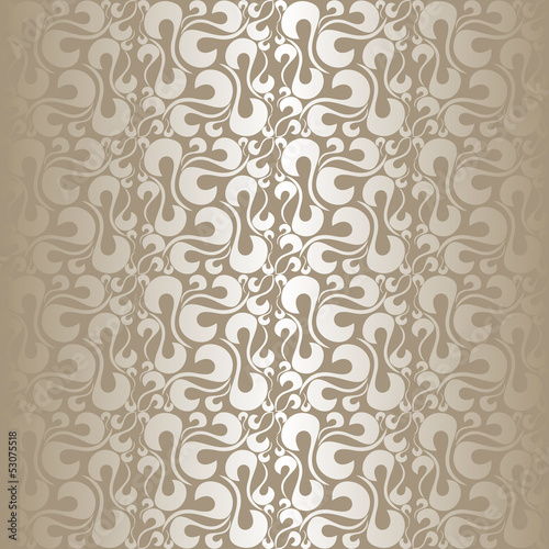 Silvery abstract seamless pattern