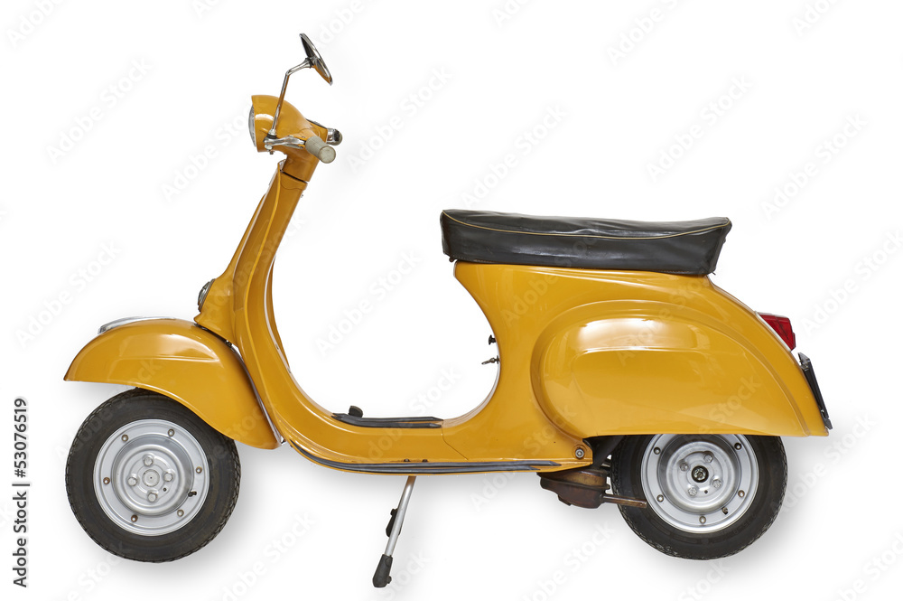 Vintage vespa scooter Stock Photo | Adobe Stock