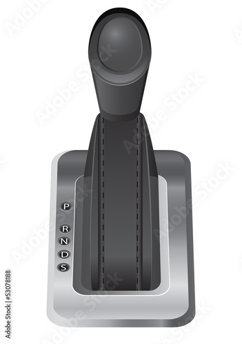 car gear lever vector illustration