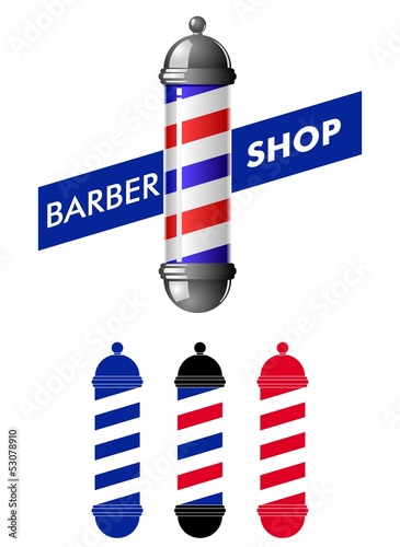 Barber shop pole