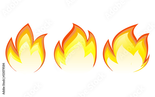 Collection of fire icons