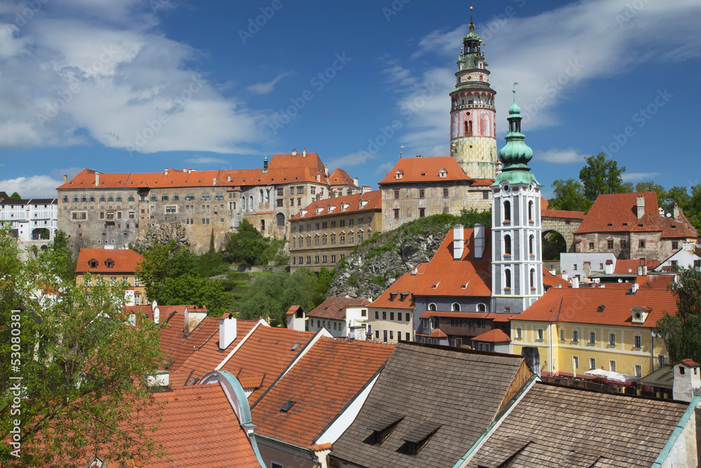 View of Cesky Krumlov (Czech Republic)