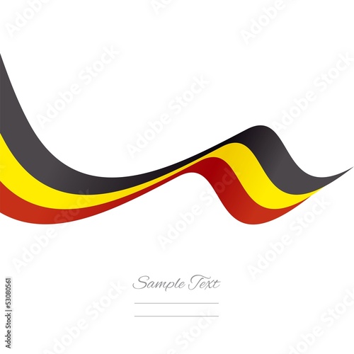 Abstract Belgian ribbon vector