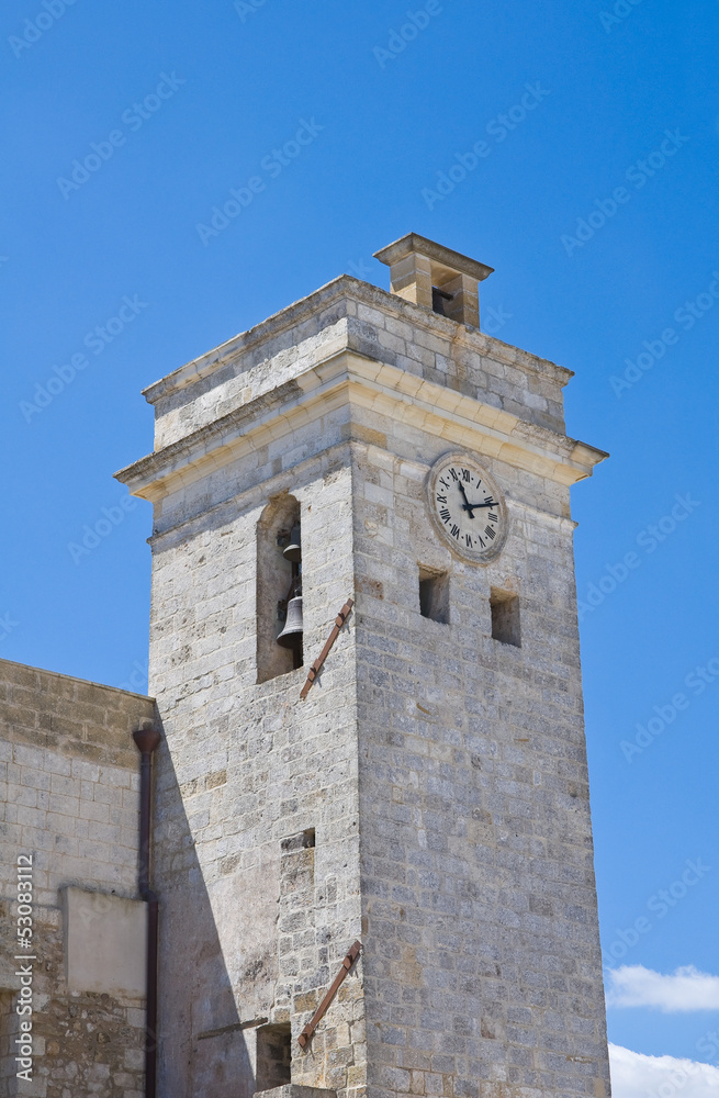 Clocktower. Castro. Puglia. Italy.