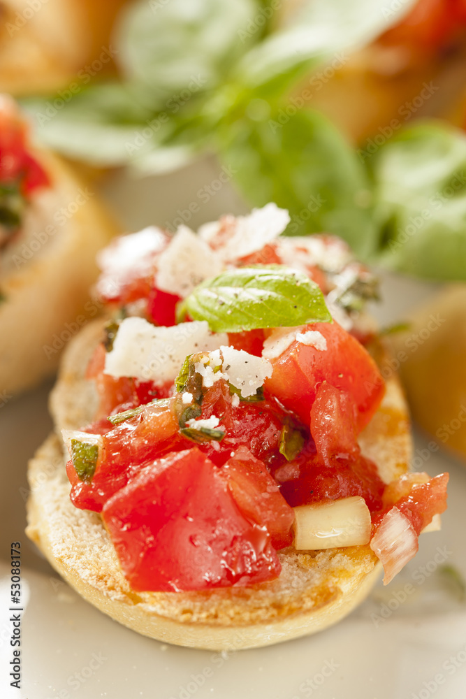 Homemade Tomato and Basil Bruschetta Homemade Tomato and Basil Bruschetta