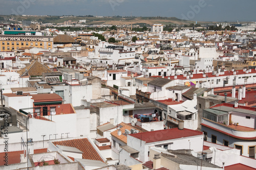 Panoramic view of Seville (Spain)