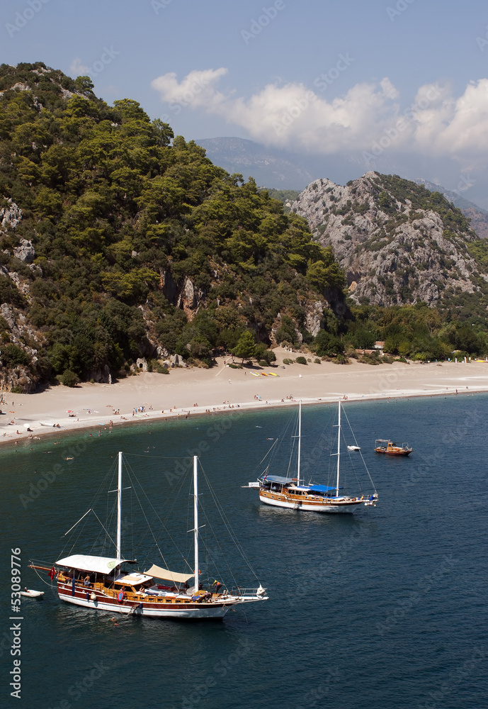 Olympos was an ancient city in Lycia.