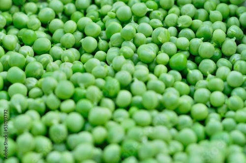Background of fresh green peas