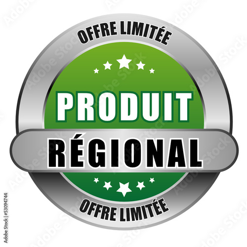 5 Star Button grün PRODUIT RÉGIONAL OL OL