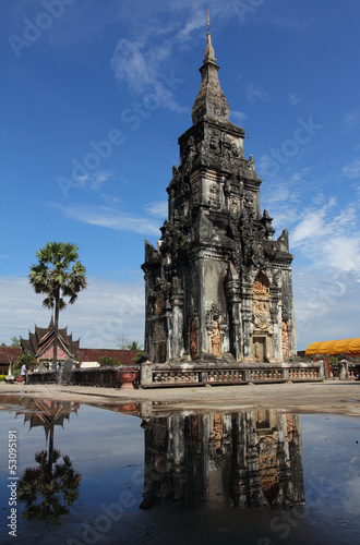 Ing Hang Stupa in Savannakhet, Laos.
