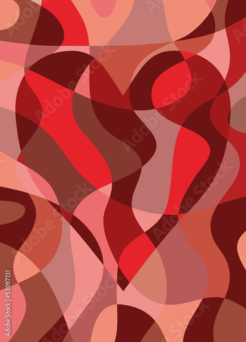 Poker hearts card, vector illustration