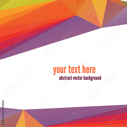 Geometric abstract background