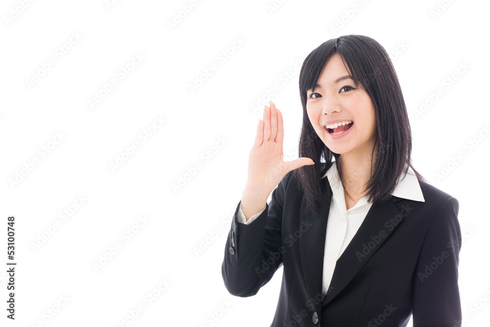 attractive asian businesswoman yelling attractive asian businesswoman yelling