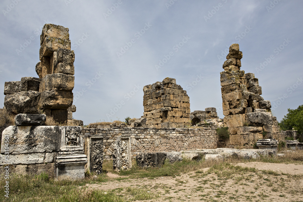 Hadrian bath of Aphrodisias in Aydin