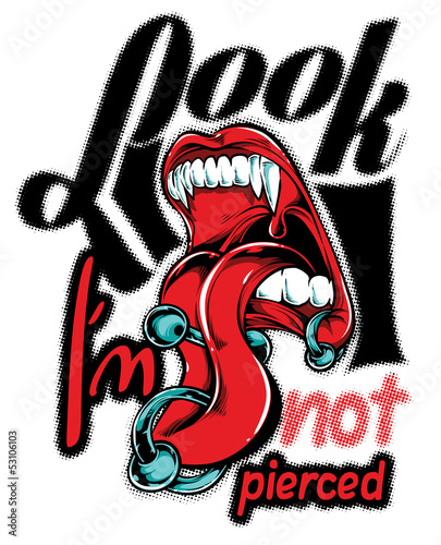Look I am not pierced