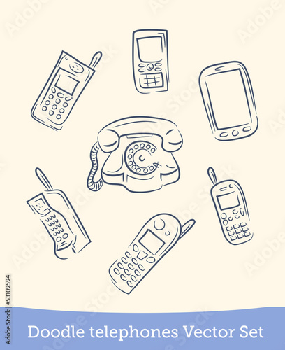 doodle phone set