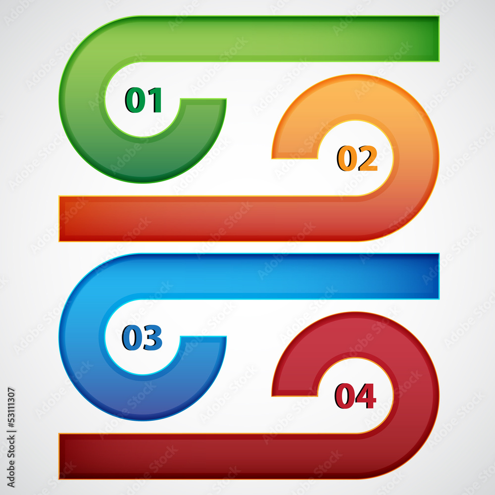 Fototapeta premium Infographic template