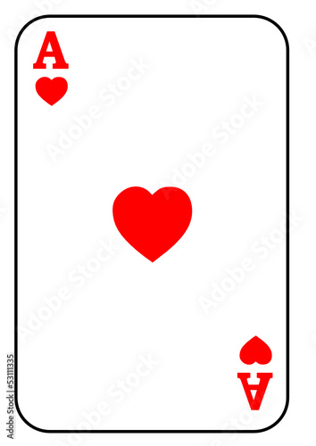 Spielkarte Herzas