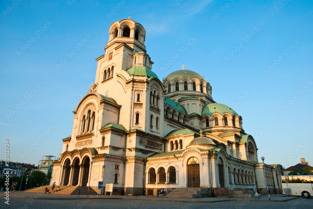 Alexander Nevsky cathedral in Sofia, Bulgaria