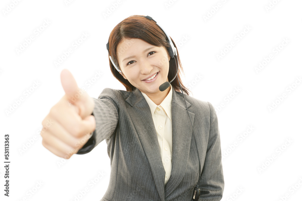 ガッツポーズのオペレーター ガッツポーズのオペレーター