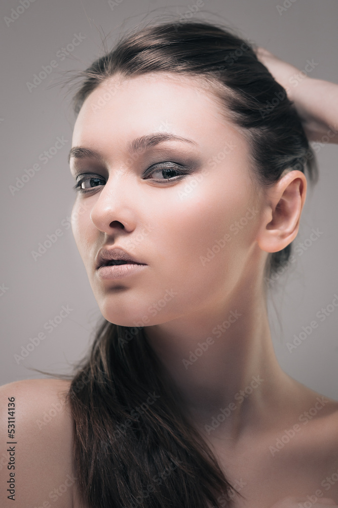 Fashion brunette beauty