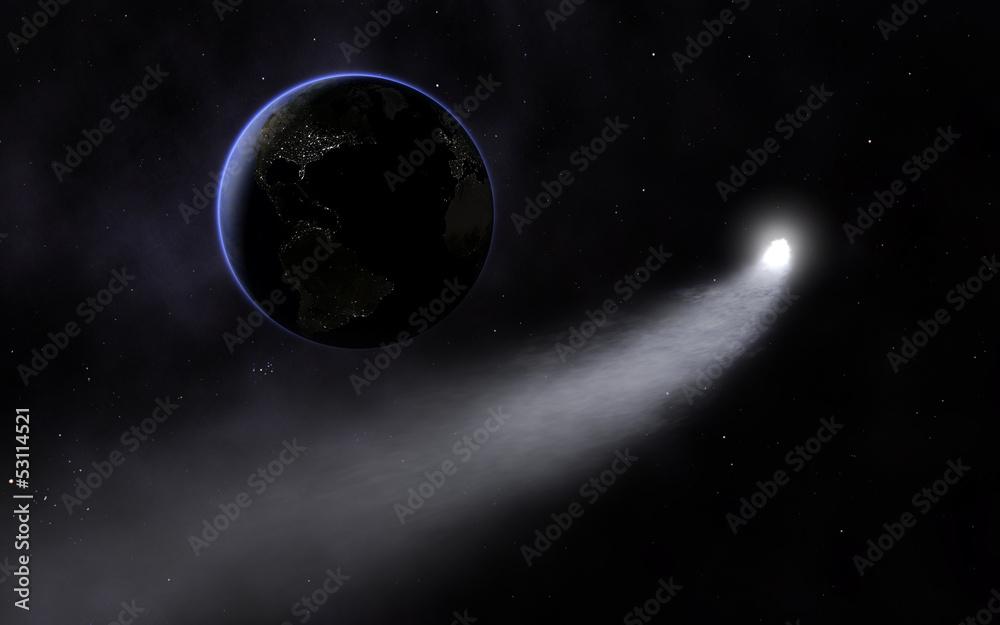 comet approach the earth