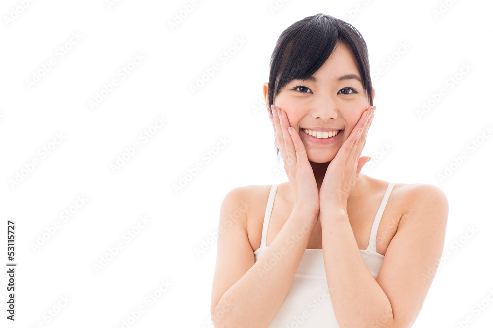 attractive asian woman skin care image attractive asian woman skin care image