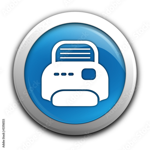 imprimer sur bouton bleu