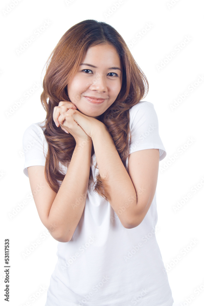Cheerful woman