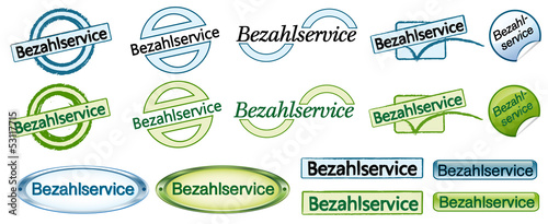Buttonset Bezahlservice
