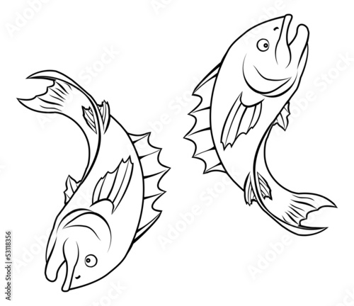 Stylised fish illustration