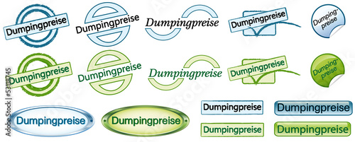 Buttonset Dumpingpreise