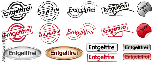 Buttonset Entgeldfrei