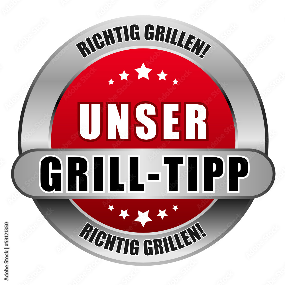 5 Star Button rot UNSER GRILL-TIP RG RG 5 Star Button rot UNSER GRILL-TIP RG RG