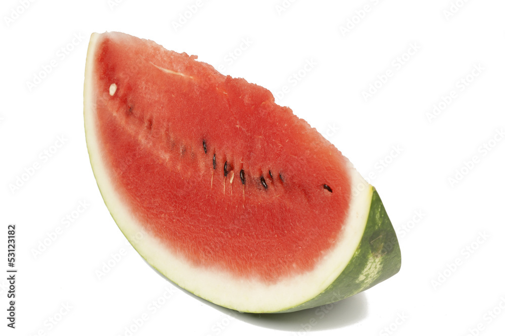 Watermelon slice isolated on white background Watermelon slice isolated on white background