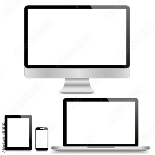 Set of electronic devices